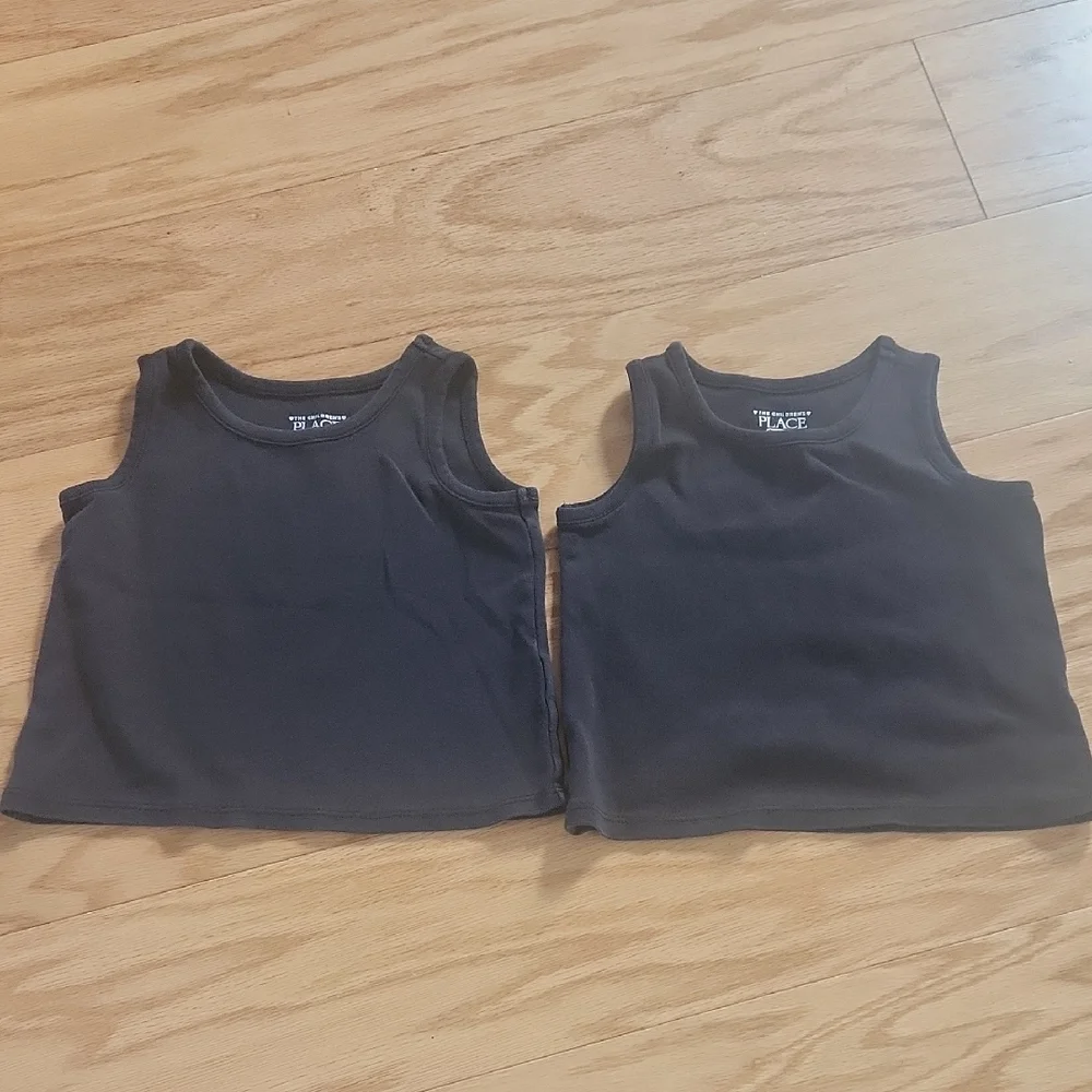 The Children's Place Classic Black Tank Tops 18-24 Months